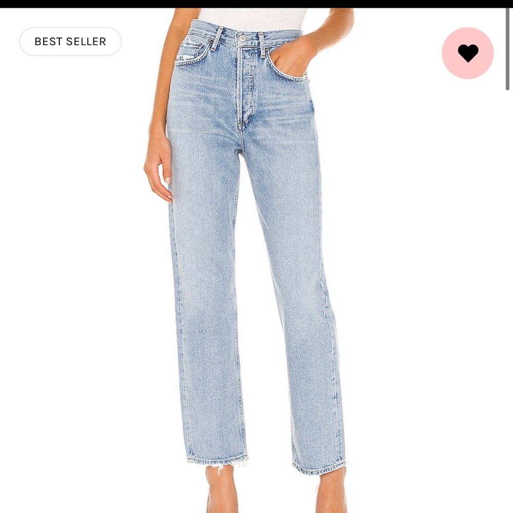 Agolde “90’s high rise loose fit” jeans